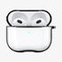 ACS05481 - Apple AirPods Pro 2 Case Ultra Hybrid in crystal clear showing the front